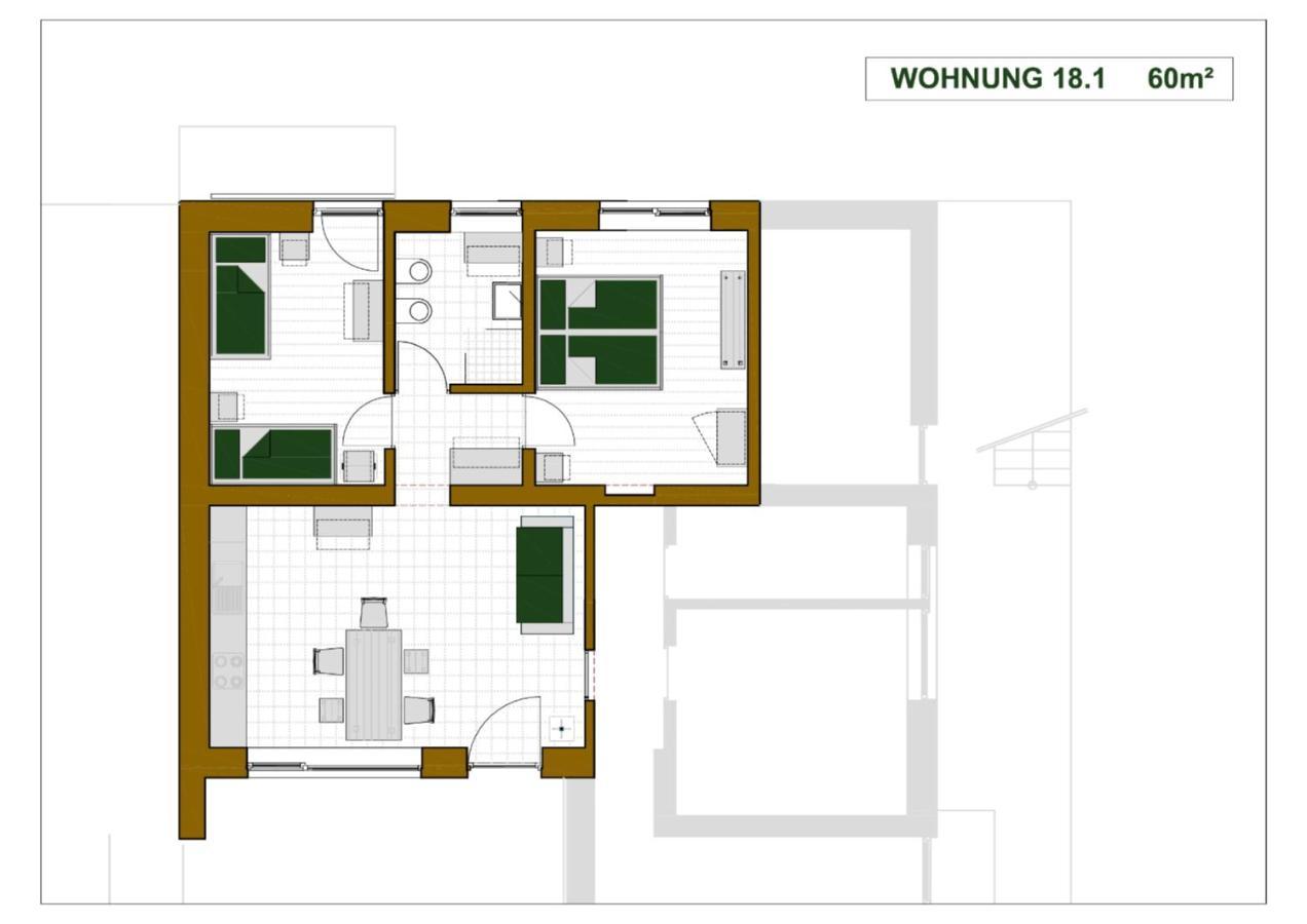 Haus18 Apartment Sluderno Bilik gambar